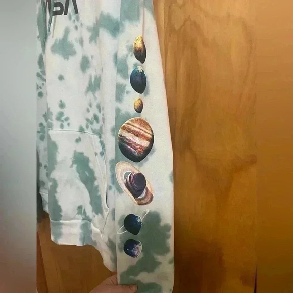 Hyper Space NASA Tie Dye Hoodie Size Large EUC - Picture 7 of 15